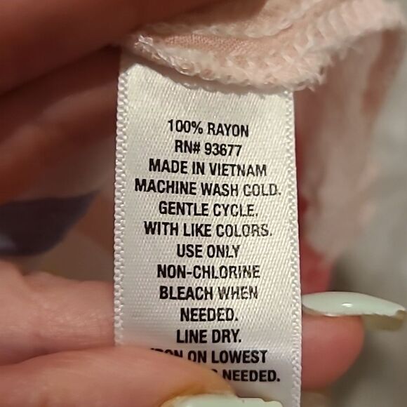 A.N.A a‎ new approach womens soft multi stripped long sleeve blouse size large - Picture 4 of 5